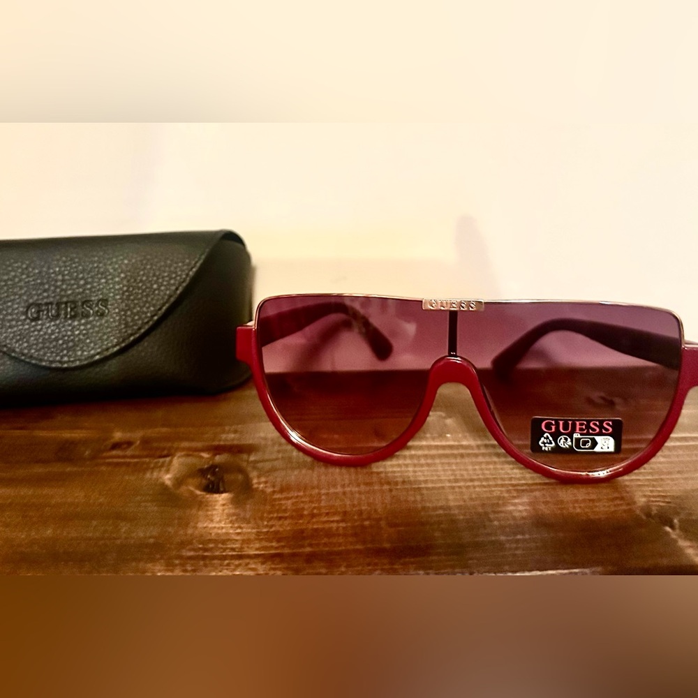 Guess Burgundy Sunglasses for Women
